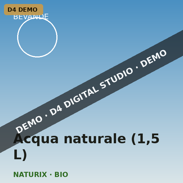 Agua natural (1,5 L)
