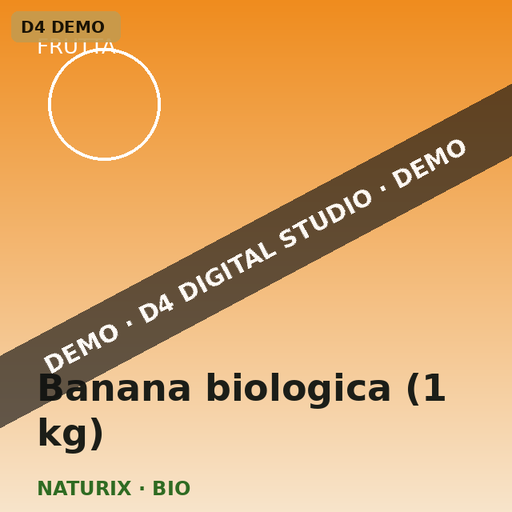 Plátano orgánico (1 kg)