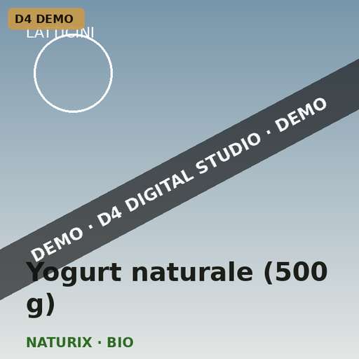 Natural yogurt (500 g)